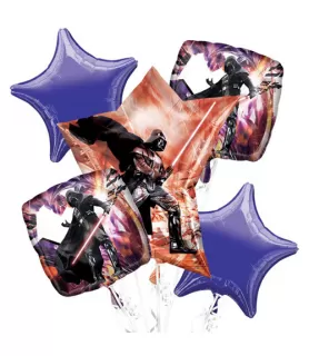 Star Wars Foil Mylar Balloon Bouquet (5pc)