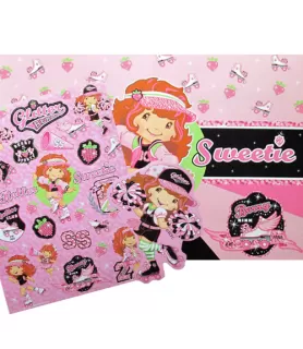 Strawberry Shortcake 'Roller Sweetie' Poster w/ Jumbo Sticker Sheet (1ct)