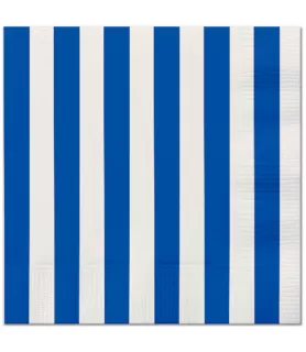 Blue and White Stripes Small Napkins (16ct)