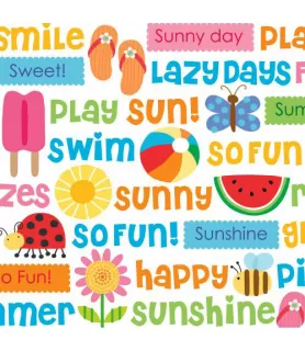Summer 'Lazy Days' Lunch Napkins (16ct)