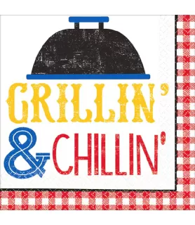 Summer 'BBQ Picnic' Small Napkins (36ct)