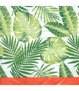 Hawaiian Luau 'Palm Beach' Small Napkins (18ct)
