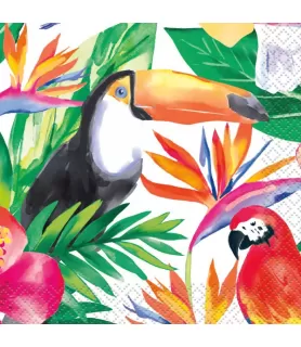 Summer 'Palm Tropical Luau' Small Napkins (16ct)
