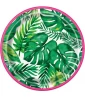 Summer 'Palm Tropical Luau' Small Paper Plates (8ct) Summer 'Palm Tropical Luau' Small Paper Plates (8ct)