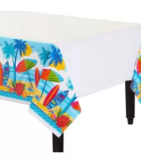 Summer 'Surf and Fun' Plastic Table Cover (1ct)