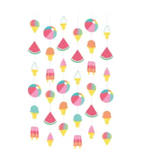 Summer 'Just Chillin' String Decorations (6ct)