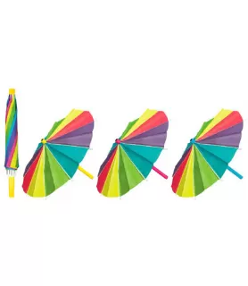 Summer Paper Umbrella Table Decorations (3ct)
