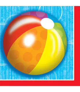 Summer 'Water Fun' Small Napkins (18ct)