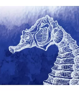 Summer 'Marine Seahorse' Small Napkins (24ct)