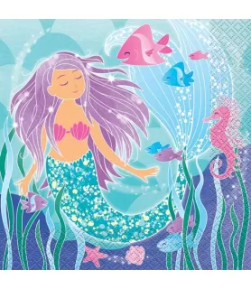 Mermaid Lunch Napkins (16ct)
