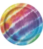 Tie-Dye 'Peace and Flowers' Small Paper Plates (8ct) Tie-Dye 'Peace and Flowers' Small Paper Plates (8ct)