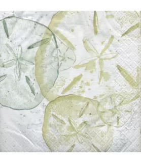 Summer 'Ocean Shells' Lunch Napkins (18ct)
