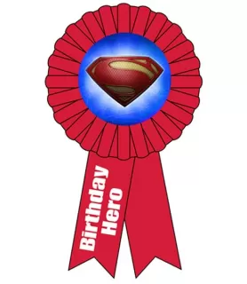Superman Man of Steel Guest of Honor Ribbon (1ct)