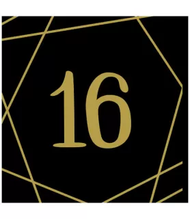 Sweet 16 'Elegant' Small Napkins (16ct)