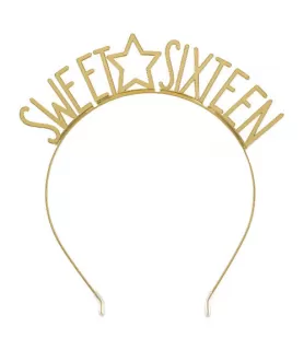 Sweet 16 'Blush' Deluxe Metal Star Headband (1ct)