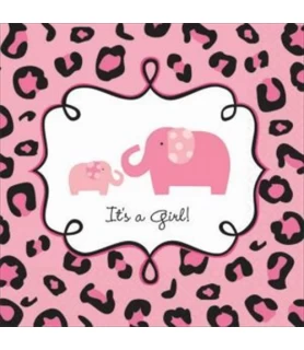 Sweet Safari Girl Small Napkins (36ct)