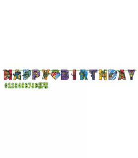 Rise of the Teenage Mutant Ninja Turtles Jumbo Letter Banner Kit (1ct)