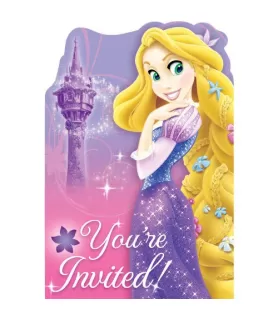 Tangled Sparkle Invitation Set w/ Envelopes (8ct)