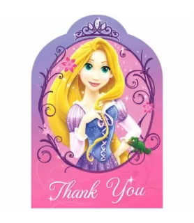 Tangled Sparkle Thank You Note Set w/ Envelopes (8ct)