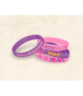 Tangled 'Dream Big' Rubber Bracelets (6ct)