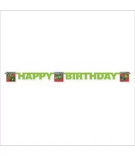Teenage Mutant Ninja Turtles Vintage Green Happy Birthday Banner (1ct)