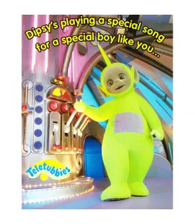 Teletubbies 'Dipsy' Greeting Card w/ Envelope (1ct)