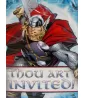 Thor Invitations w/ Env. (8ct) Thor Invitations w/ Env. (8ct)