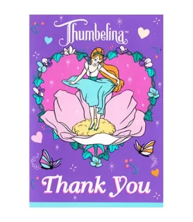 Thumbelina Vintage 1994 Thank You Notes w/ Envelopes (8ct)