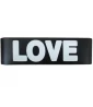 Summer Love Rubber Black and White Bracelet / Favor (1ct) Summer Love Rubber Black and White Bracelet / Favor (1ct)