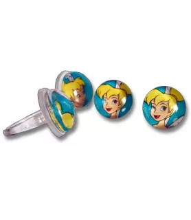 Tinker Bell Plastic Rings / Favors (12ct)