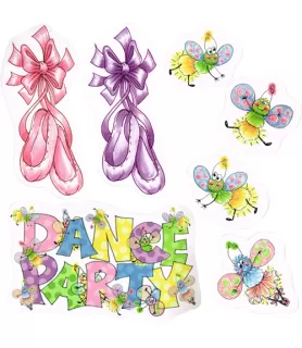 Tiny Dancer Decorative Decals (2 sheets)