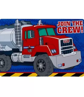 Tonka Invitations w/ Envelopes (8ct)