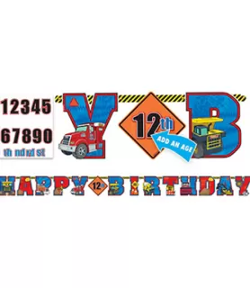 Tonka Jumbo Letter Banner Kit (1ct)