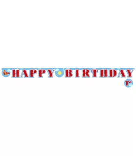 Happy Birthday 'On The Go' Customizable Happy Birthday Banner (1ct)