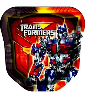 Transformers Large Shaped Paper Plates (8ct)