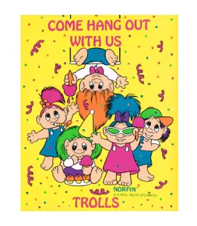 Troll Dolls Vintage Invitations w/ Envelopes (8ct)