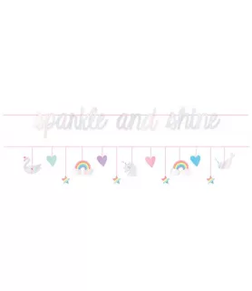 Happy Birthday 'Magical Rainbow' Deluxe Banner Kit (1ct)