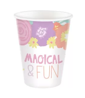 Unicorn 'Believe in Magic' 9oz Paper Cups (8ct)