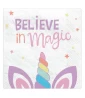 Unicorn 'Believe in Magic' Lunch Napkins (16ct)