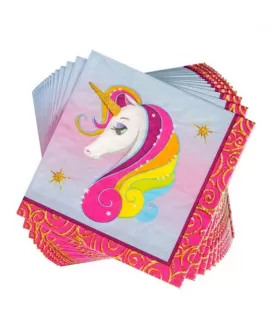 Unicorn Stars Lunch Napkins (20ct)