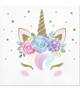 Unicorn Baby Small Napkins (16ct)