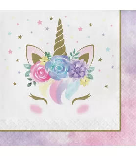 Unicorn Baby Lunch Napkins (16ct)*