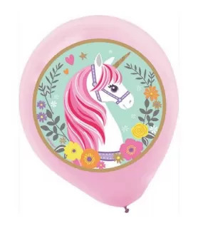 Magical Unicorn Latex Balloons (5ct)
