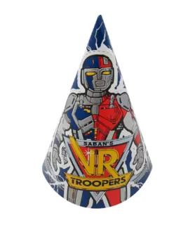 VR Troopers Vintage 1994 Cone Hats (8ct)