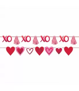 Valentine's Day 2 Pack Letter Banner (2pcs)