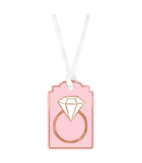 Wedding and Bridal 'Blush' Favor Tags (25ct)