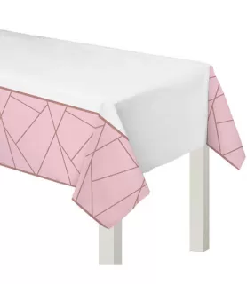 Wedding and Bridal 'Blush' Plastic Table Cover (1ct)