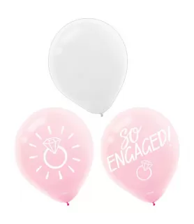 Wedding and Bridal 'Blush' Latex Balloons (15ct)