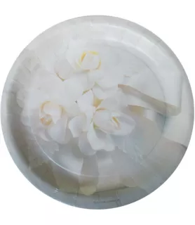 Wedding 'Wedded Bliss' Extra Large Paper Plates (8ct)