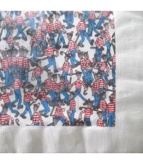 Where's Waldo? Vintage 1991 Lunch Napkins (16ct)